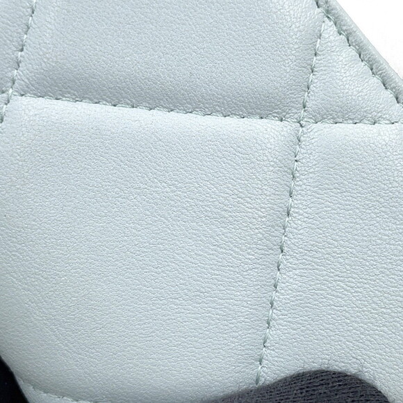 CHANEL Blue Lambskin Leather Wallet - Picture 7 of 16